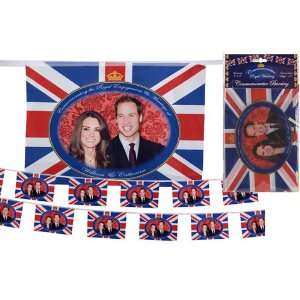  12 Royal Wedding Bunting 8 Flags 9x6 [Kitchen & Home 
