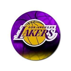  Los Angeles Lakers Round Mouse Pad