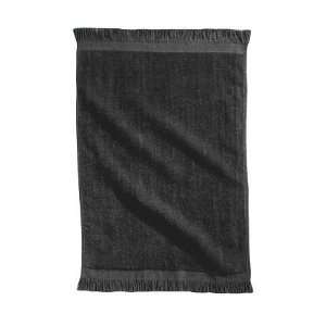  Fingertip Towel   Black