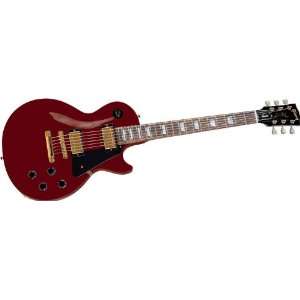  Gibson Les Paul Studio Electric Guitar Wine Red Gold 