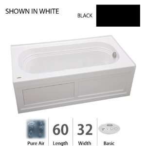 Jacuzzi LXS6032ALR2XXB Luxura 5 Pure Air II with Integral Skit, Black