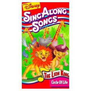   Sing Along Songs   The Lion King Circle of Life [VHS] Disney Sing