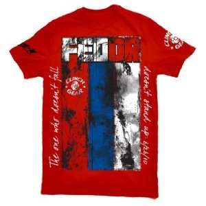  Clinch Gear Fedor HGP Walkout Tee   Red