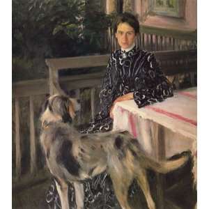   28 inches   Portrait of Yulia Kustodieva, the Artis