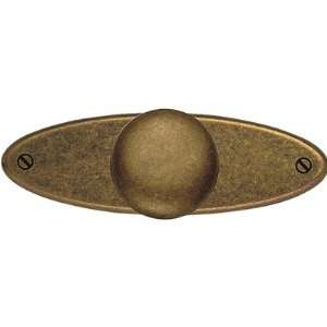  Classic Series 3.74 Knob with Back Plate in Distressed 