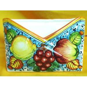  Florence Fruit Letter/Napkin Holder H.7   W.10   Italian 