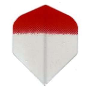  3 Sets #3080 AmeriThon Red/Clear Tinted Dart Flights 