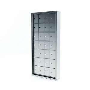 28 Door MINI Storage Cabinet   5h X 4w A size doors. SURFACE MOUNT 