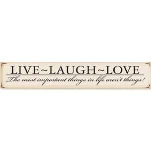  Live Laugh Love Wooden Sign
