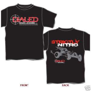 Dialed Inc DIL1014S Black Strictly Nitro   Buggy T Shirt (Small 