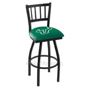  University of South Florida 25 Inch Black Wrinkle Swivel 