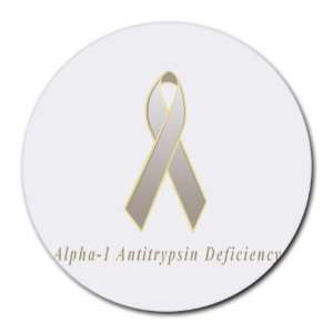  Alpha 1 Antitrypsin Deficiency Awareness Ribbon Round 