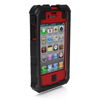 Ballistic Hard Core (HC) Case for iPhone 4, 4S   Black/Red   HA0778 