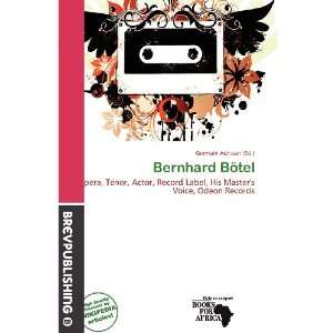  Bernhard Bötel (9786138481621) Germain Adriaan Books