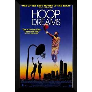    Hoop Dreams FRAMED 27x40 Movie Poster Arthur Agee