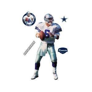  Fathead Troy Aikman Dallas Cowboys Wall Decal Life Size 