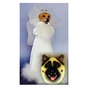  Fawn Akita Guardian Angel and Tree Topper