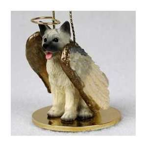 Akita Angel Dog Ornament   Fawn 