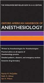 Oxford American Handbook of Anesthesiology, (019530120X), Patrick M 