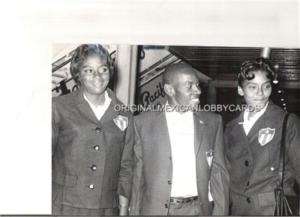 MIGUELINA COBIAN, ENRIQUE FIGUEROL & BERTHA PHOTO 1965  