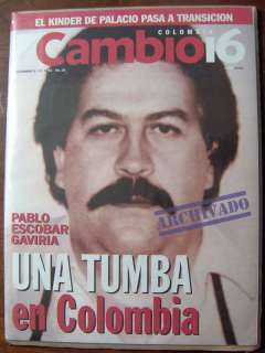 Pablo Escobar COLOMBIAN Magazine CAMBIO 16 Dec 1993  