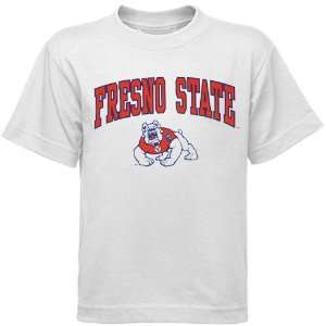   State Bulldogs Youth White Bare Essentials T shirt