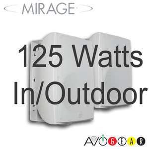 Mirage Oasis MKii 6.5 Outdoor Speakers 125 Watts NEW  