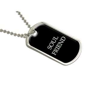  Soul Friend   Military Dog Tag Luggage Keychain 