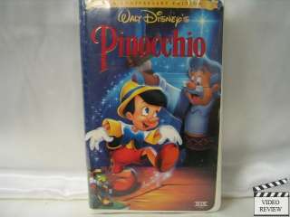 Pinochio * NEW VHS * Disney 60th Anniversary Edition 786936116281 