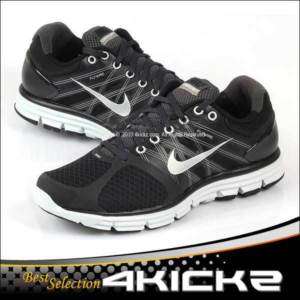 Nike Lunarglide+ 2 Black/Silver SZ7~12 Running Lunar  
