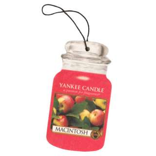 Yankee Candle Car Jar Hanging Air Freshener MacIntosh Scent (1020389)
