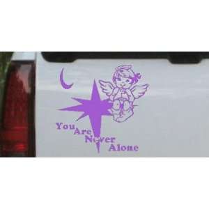 You Are Never Alone Guardian Angel Christian Car Window Wall Laptop 