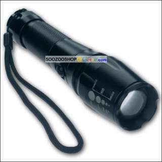 1600 Lumen CREE XM L T6 LED 18650 Flashlight Torch Zoom Lamp Light 