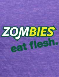 Zombie Flesh American Apparel TR401 T Shirt Zombieland  