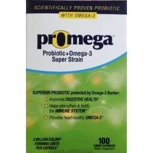  PROMEGA Probiotic + Omega 3 Super Strain, 100 Liquid 