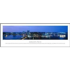  Jacksonville, Florida Panoramic View Framed Print