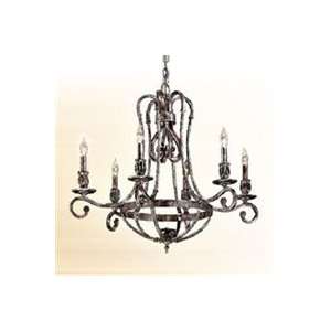  43011   Chantilly Six Light Chandelier   Chandeliers