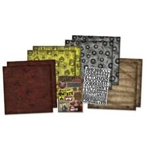  12x12 SCARP KIT 10PC 4WHEELING Papercraft, Scrapbooking 