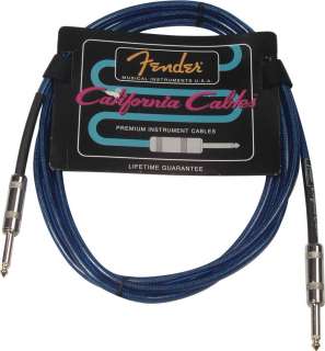 Fender Accessories 18 Cable   Lake Placid Blue   18  