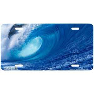  4072 Into the Blue Surfer License Plate Car Auto Novelty 