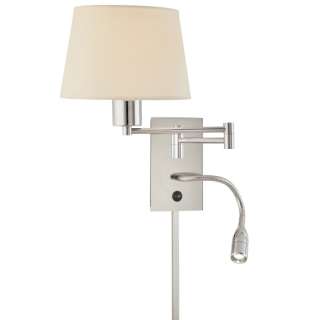George Kovacs P478 077 Modern Swing Arm Wall Lamp with LED Reading 