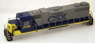 HO Scale Proto 2000 GP38 2 Locomotive Shell CSX # 2738 P2K  