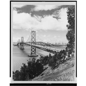  San Francisco,San Francisco Oakland Bay Bridge from Yerba Buena 