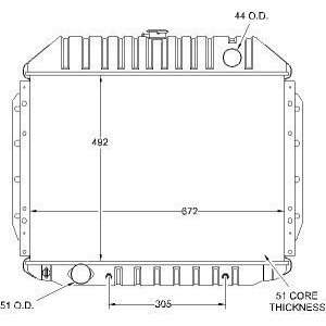  Visteon 463 Radiator Automotive