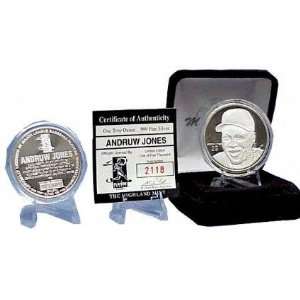  Andruw Jones Silver Coin