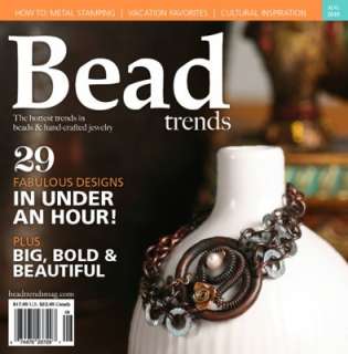 Bead Trends Magazine AUGUST 2010 Jewelry Idea Book by Scrapbook Trends 