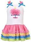 Girls Pink Birthday Cupcake Dress sz 12 months items in Color Me Happy 