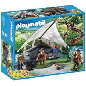  Playmobil Treasure Hunters Camp & Giant Snake Toys 