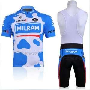 Tour de France new MILRAM / harness jersey short set / outdoor cycling 
