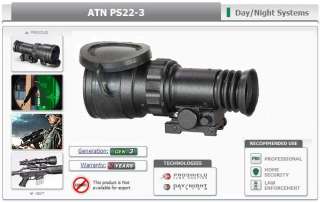 ATN PS22 3 Day/Night Vision Monocular Gen 3  